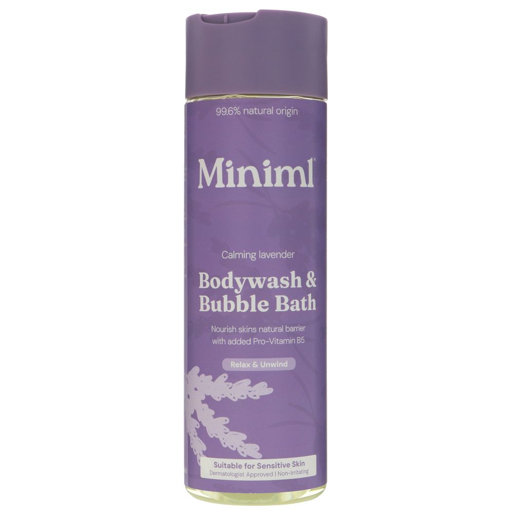 Miniml Lavender Body Wash & Bubble Bath 400ml