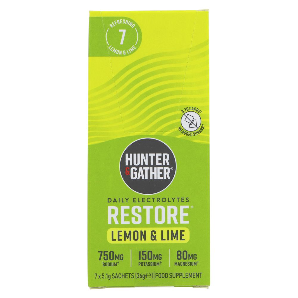 Hunter& & Gather Electolytes Restore - Lemon & Lime Flavour