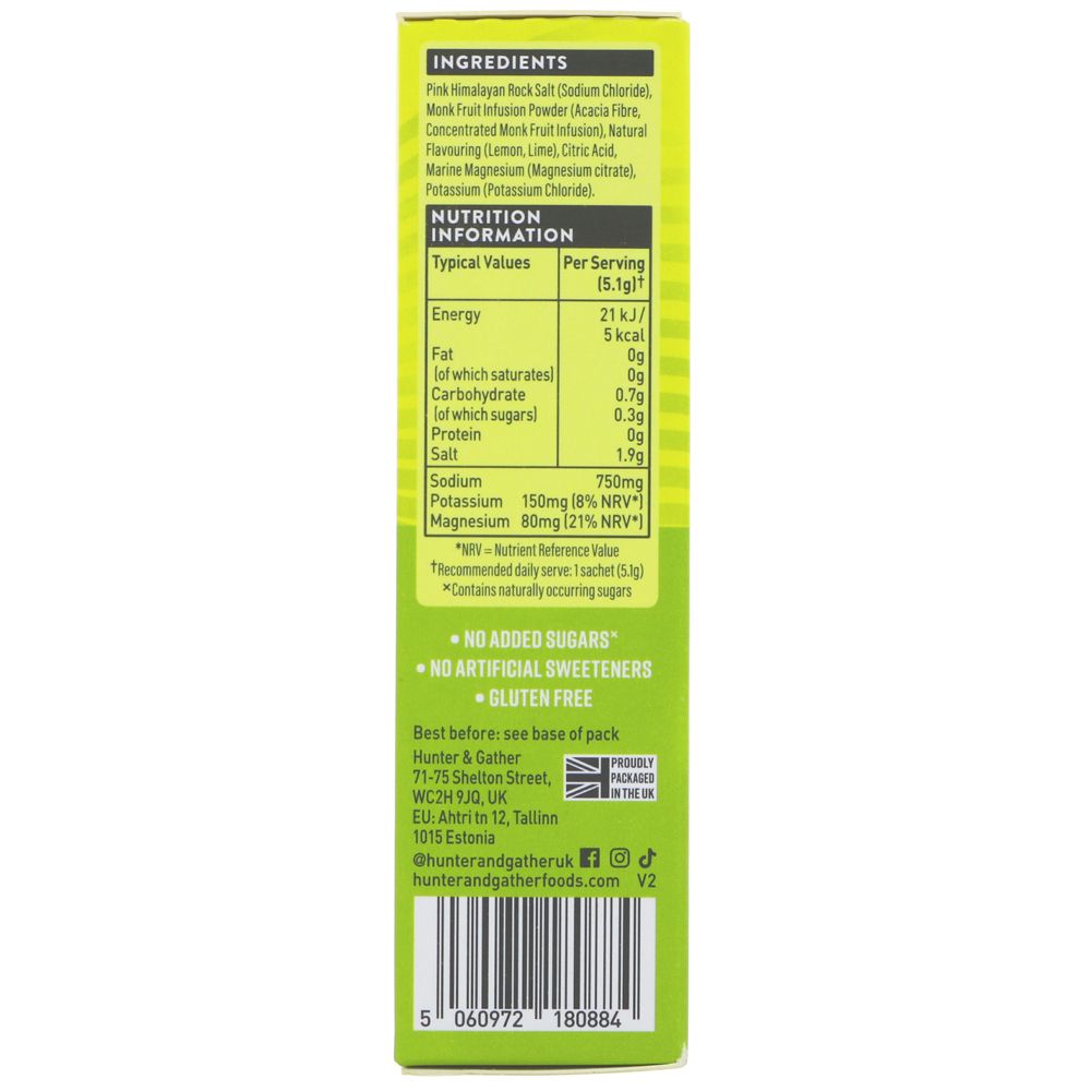 Hunter& & Gather Electolytes Restore - Lemon & Lime Flavour