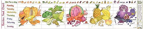 Liz Cook Natural Living Charts - Rainbow Foods Activity Chart For Kids