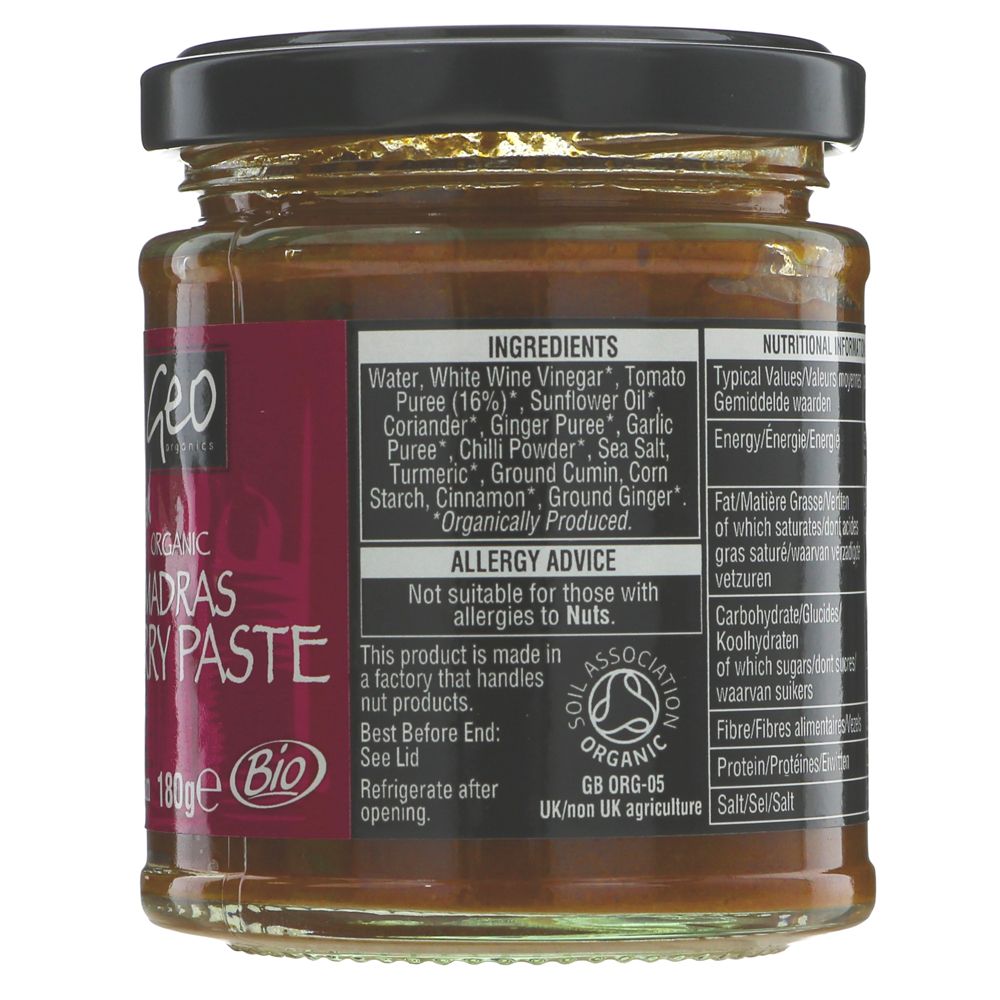 Geo Madras Curry Paste