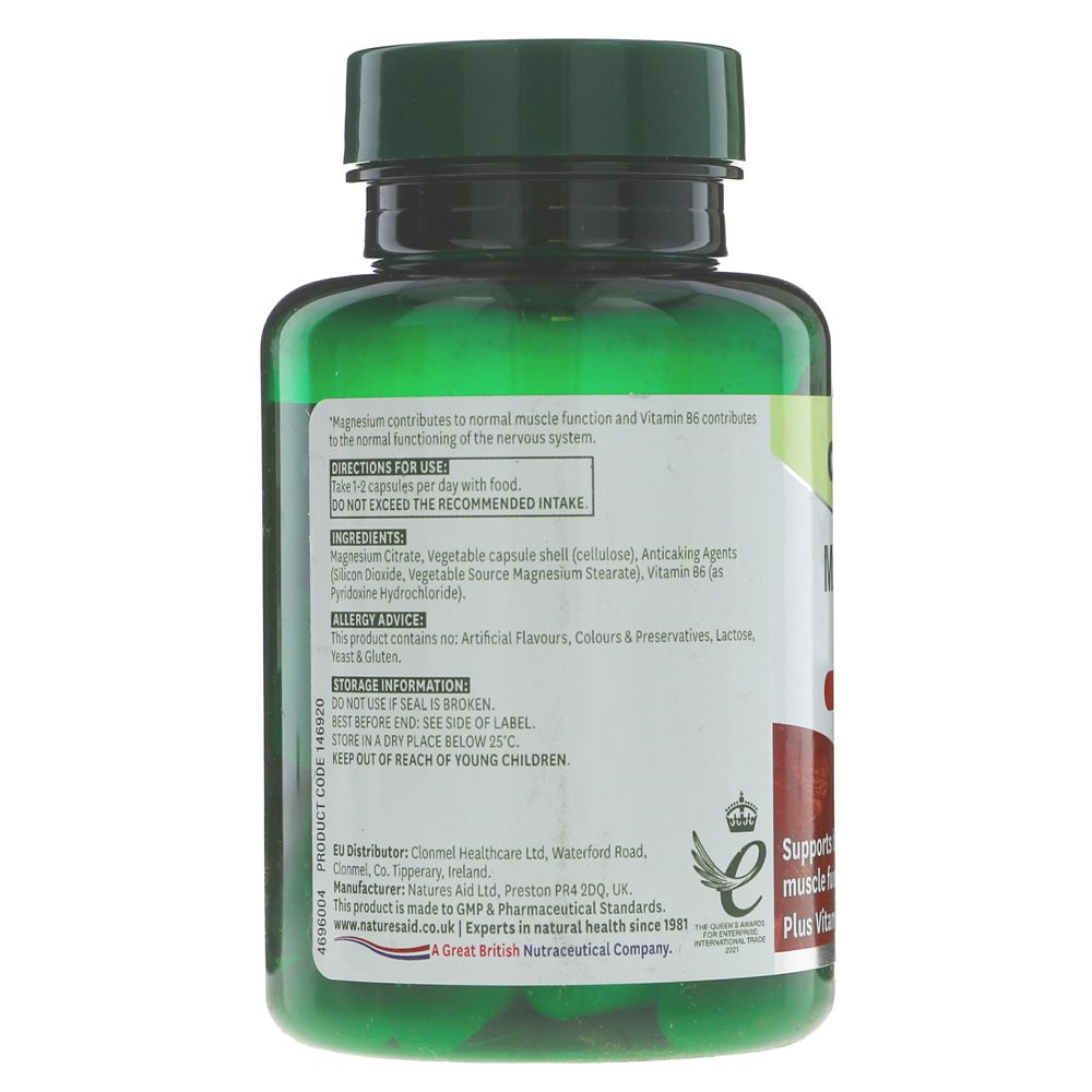 Natures Aid Magnesium Citrate -Elemental- 119mg
