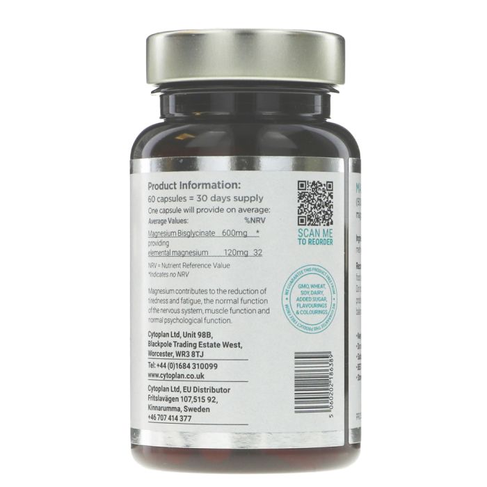 Cytoplan Magnesiu, Bisglycinate (60 caps)