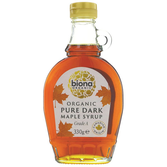 Biona Pure Dark Maple Syrup (Grade A) 330g