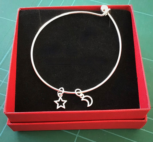Silver Plated Bangle (Torque) by Maria Silmon The Conscious Jeweller