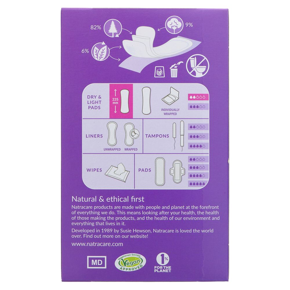 Natracare Dry & Light (Slim) For Sensitive Bladder