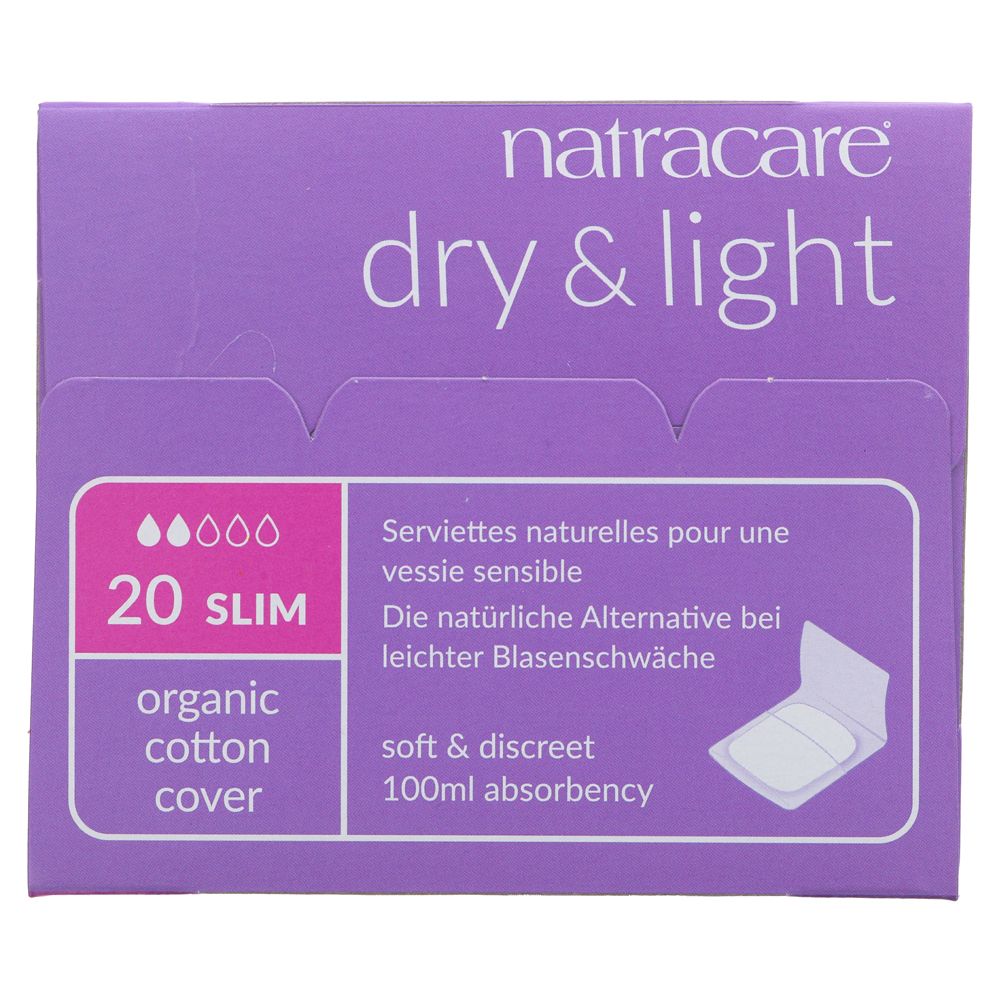 Natracare Dry & Light (Slim) For Sensitive Bladder