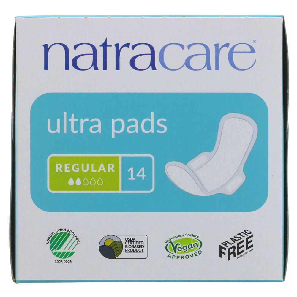 Natracare Ultra Pads with Wings  - Regular x14