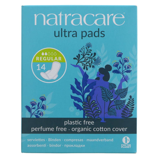 Natracare Ultra Pads with Wings  - Regular x14