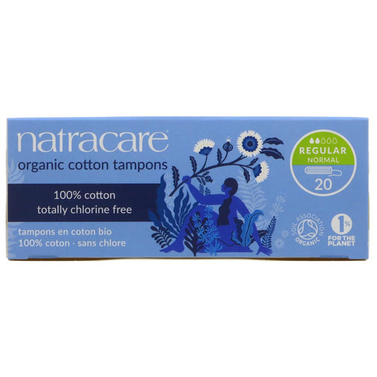 natracare Organic Cotton Tampons (Regular x20)