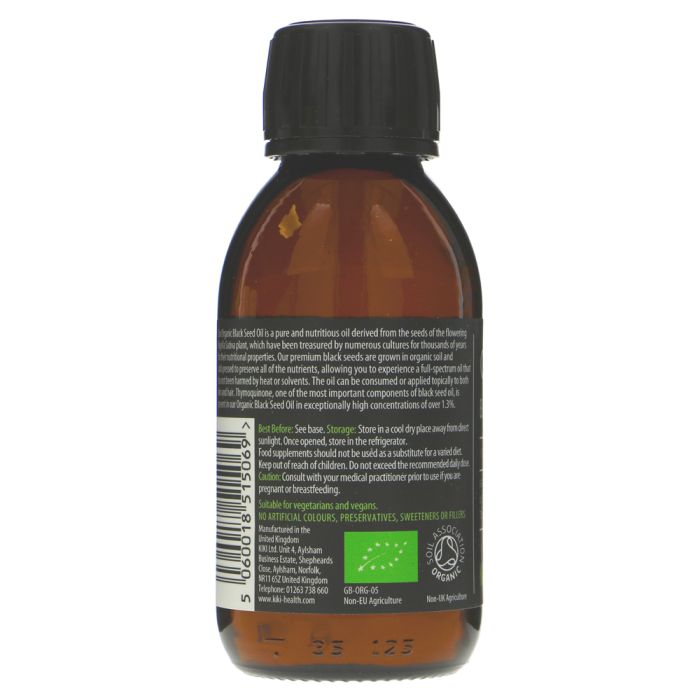 Kiki Health - Organic Black Seed Oil 125ml