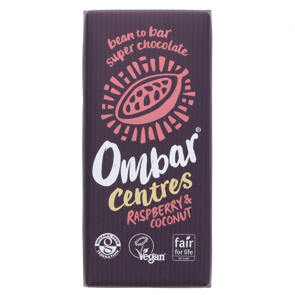 Ombar Centres - Raspberry & Coconut 70g