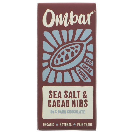 Ombar Salt & Nibs Chocolate Bar 70g