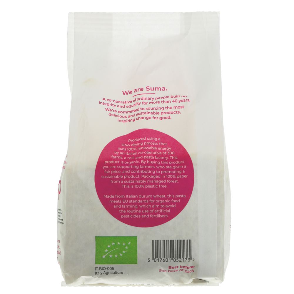 Suma Organic Orzo Pasta 500g