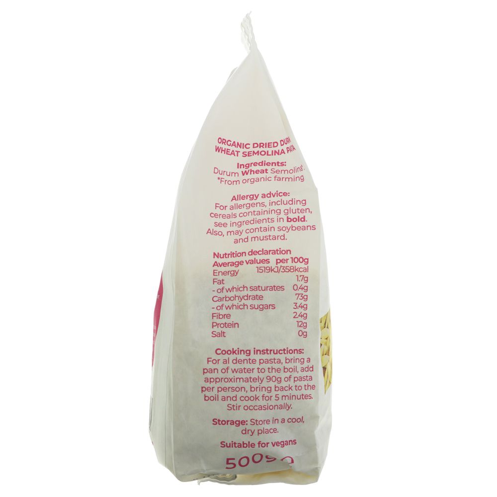 Suma Organic Orzo Pasta 500g
