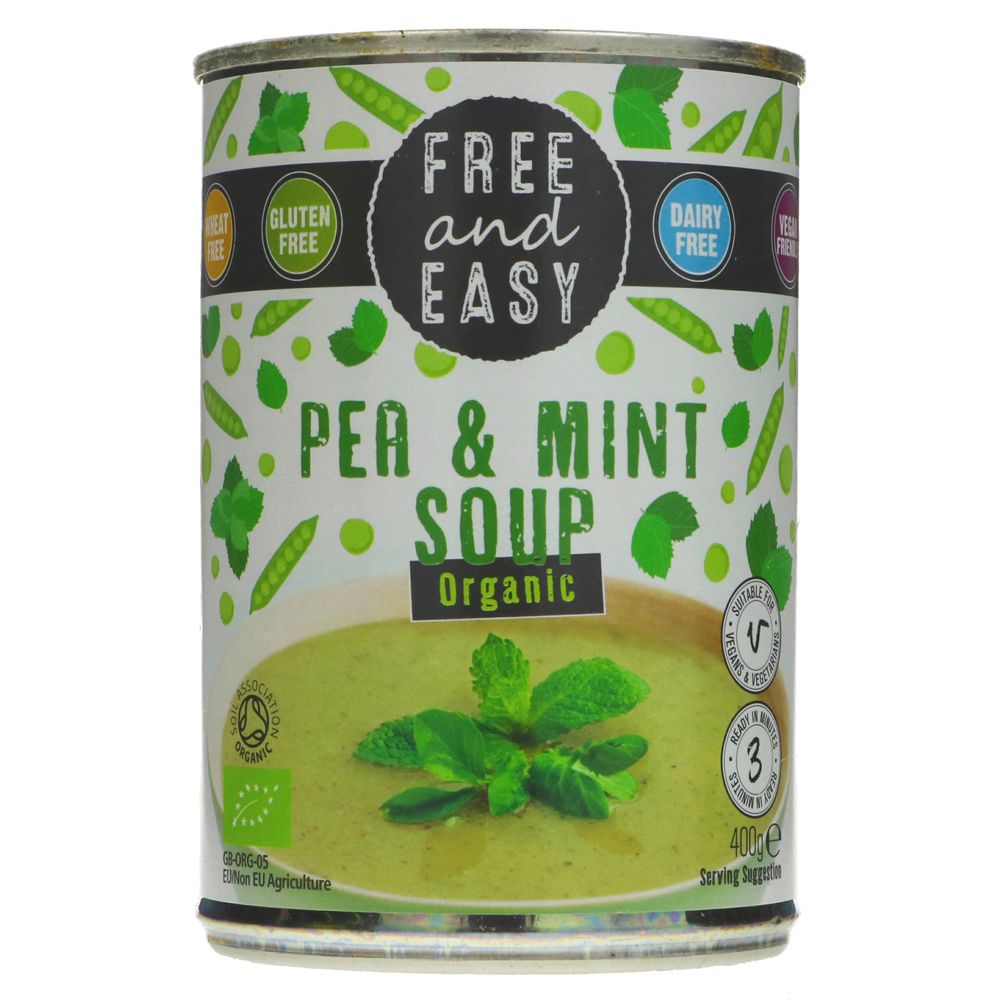 Free & Easy Organic Pea & Mint Soup