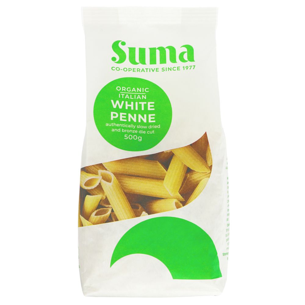 Suma Organic Italian White Penne 500g