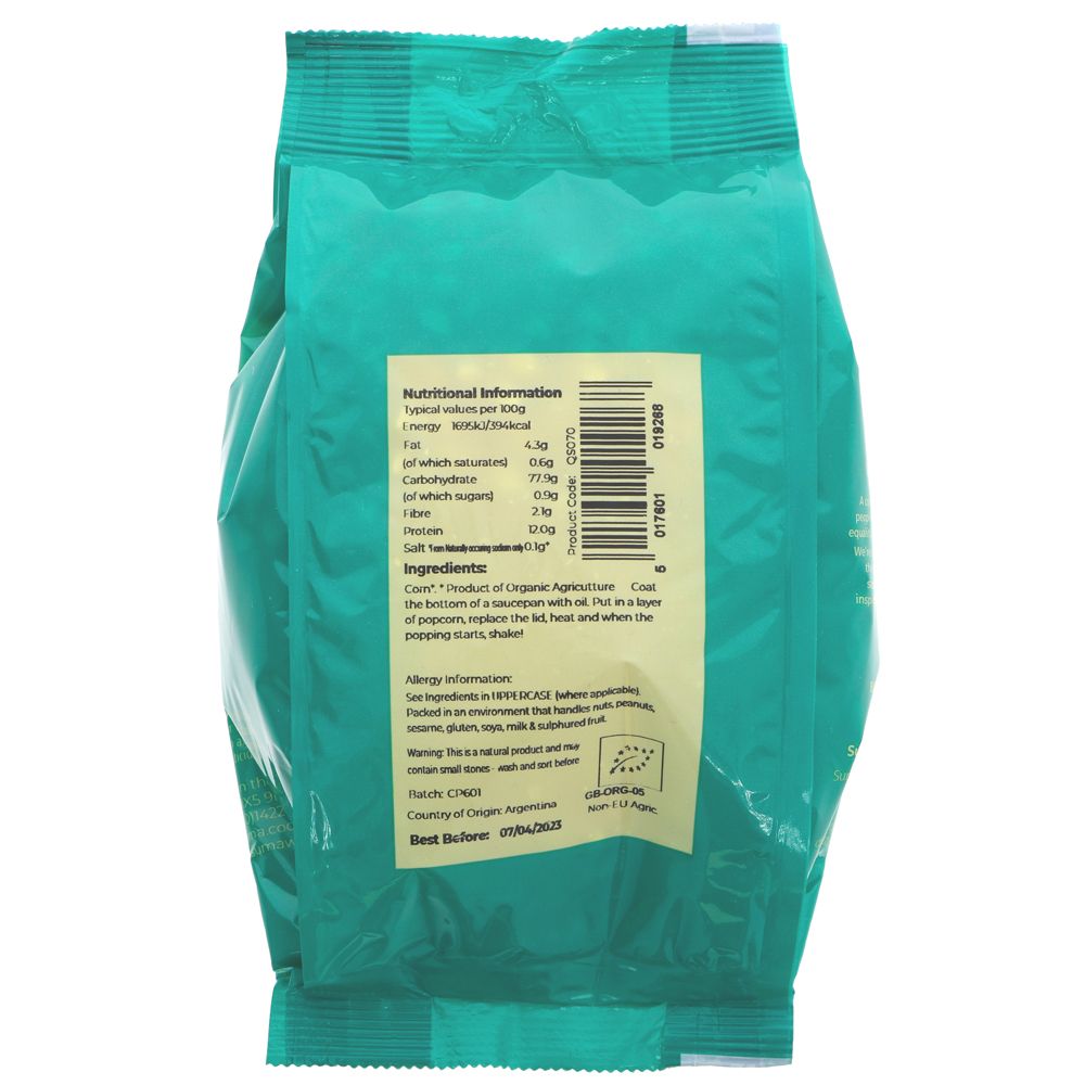 Suma Organic Popcorn 500g