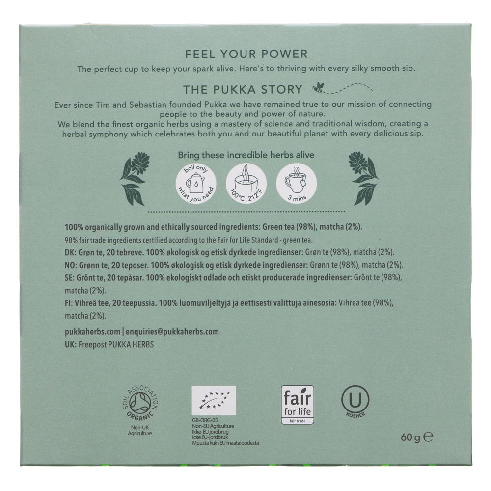 Pukka Supreme Matcha Green (40 teabags)