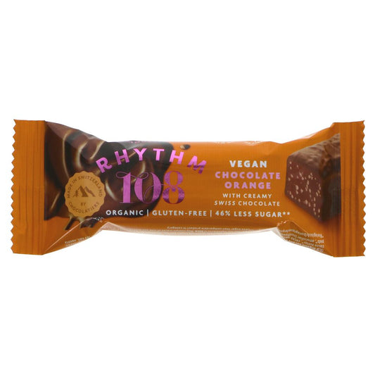 Rhythm 108 Chocolate Orange Bar 33g