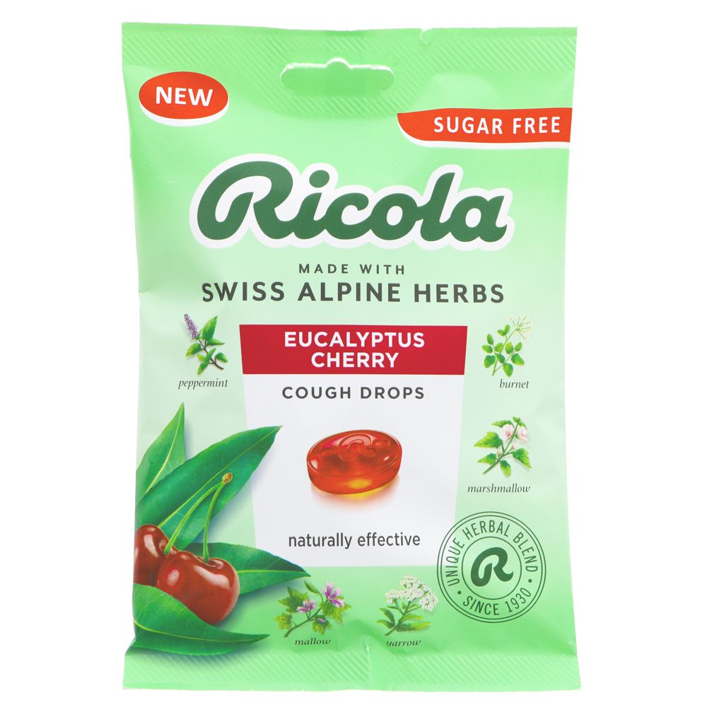 Ricola Eucalyptus Chery Cough Drops 70g