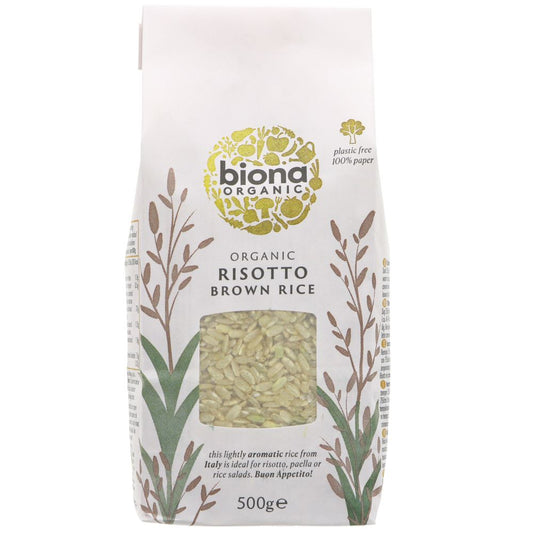 Biona Risotto Organic Brown Rice 500g