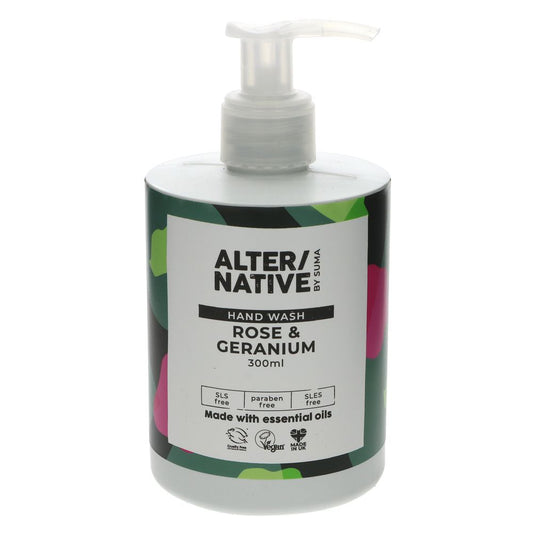 Alter/Native Hand Wash Rose & Geranium 300ml