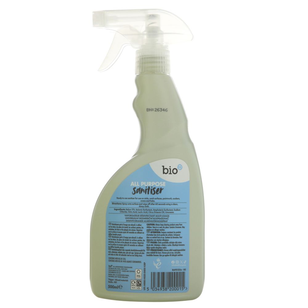 Bio D All Purpose Sanitiser 500ml