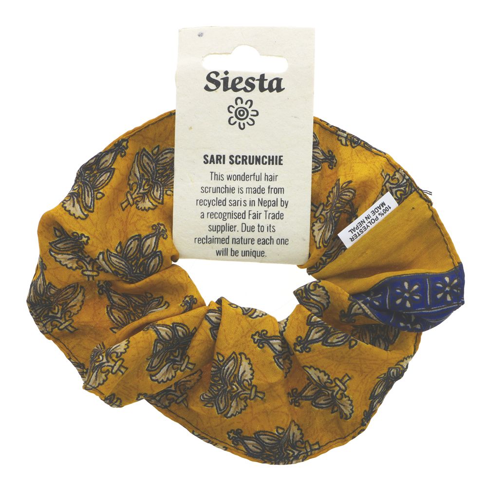 Siesta Crafts Sari Hair Scrunchie