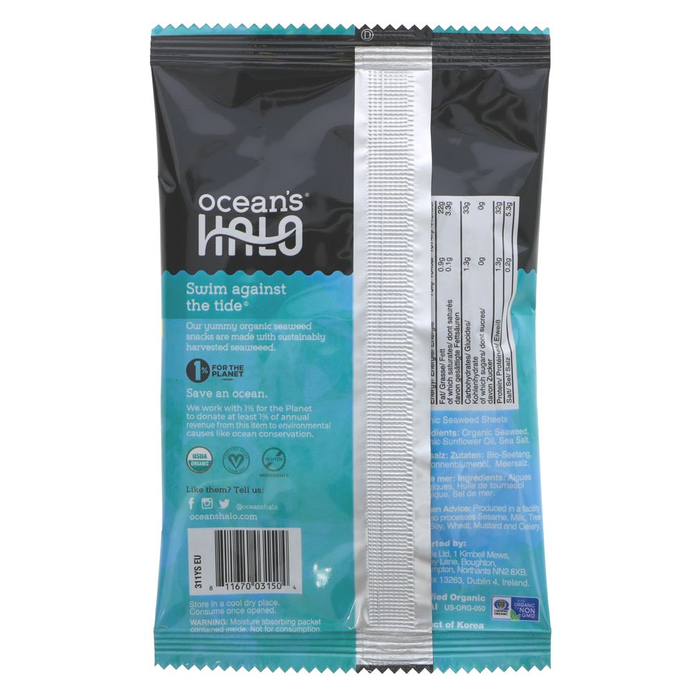 Ocean's Halo Sea Salt Seaweed 4g