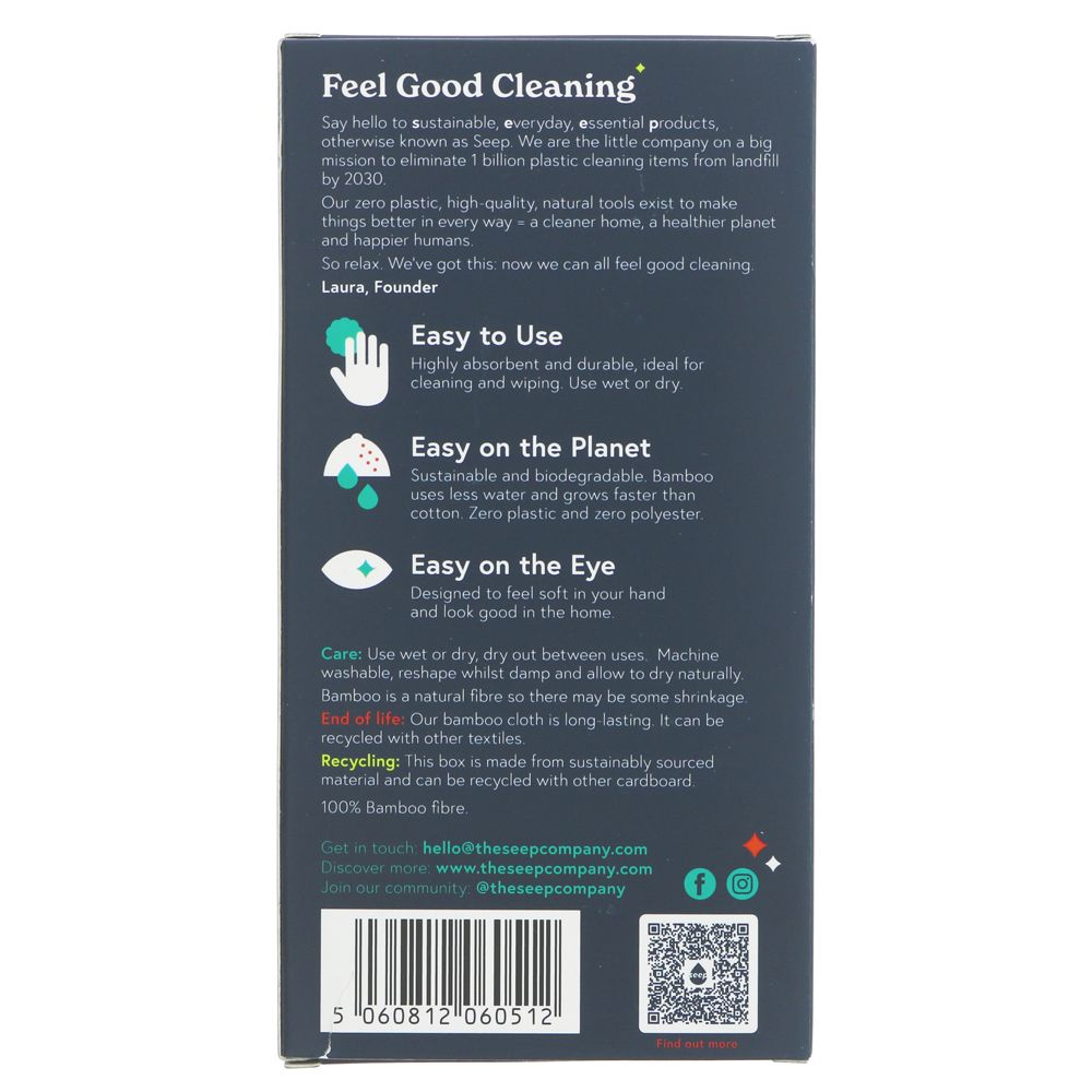 Seep All-Purpose Bamboo Cloth