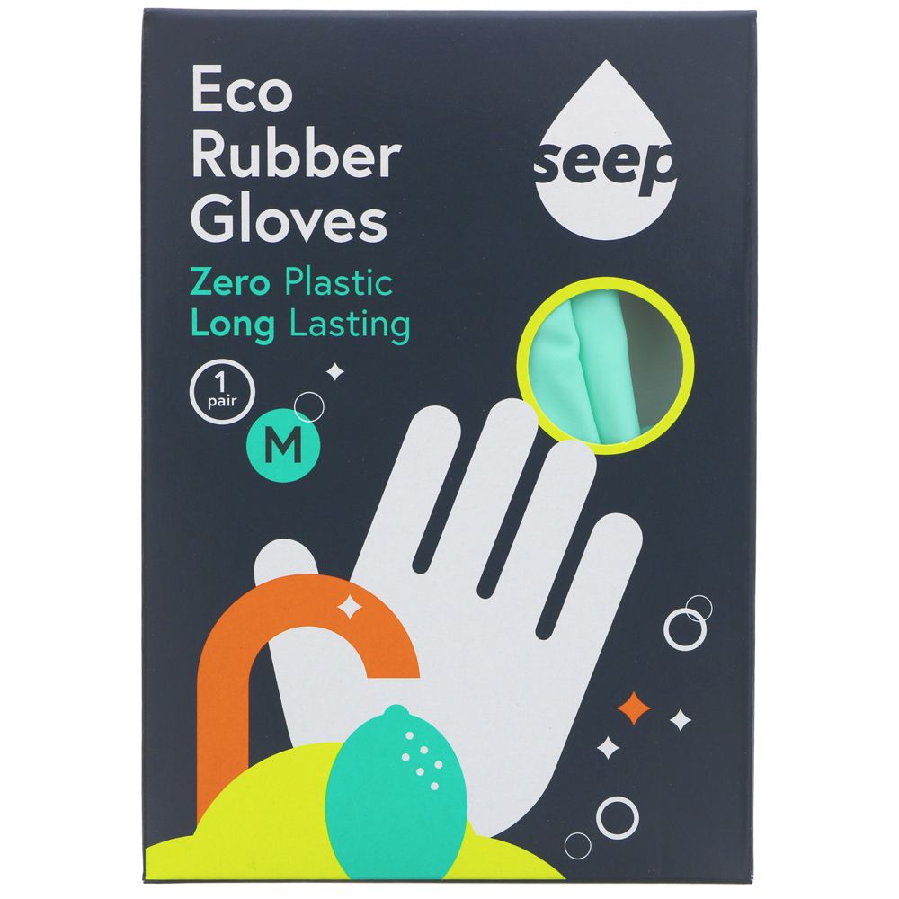 Seep Eco Rubber Gloves (Medium)