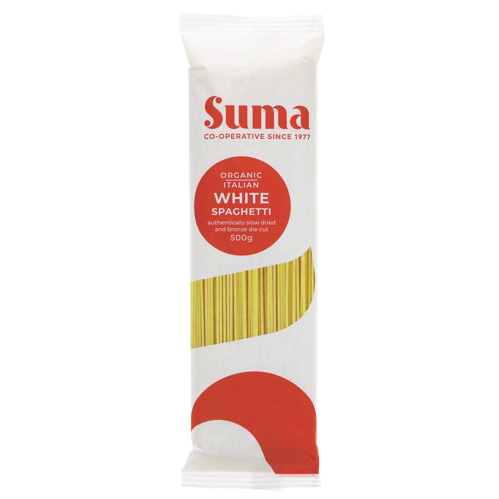 Suma Organic Wholewheat Spaghetti 500g (Paper Packaging)