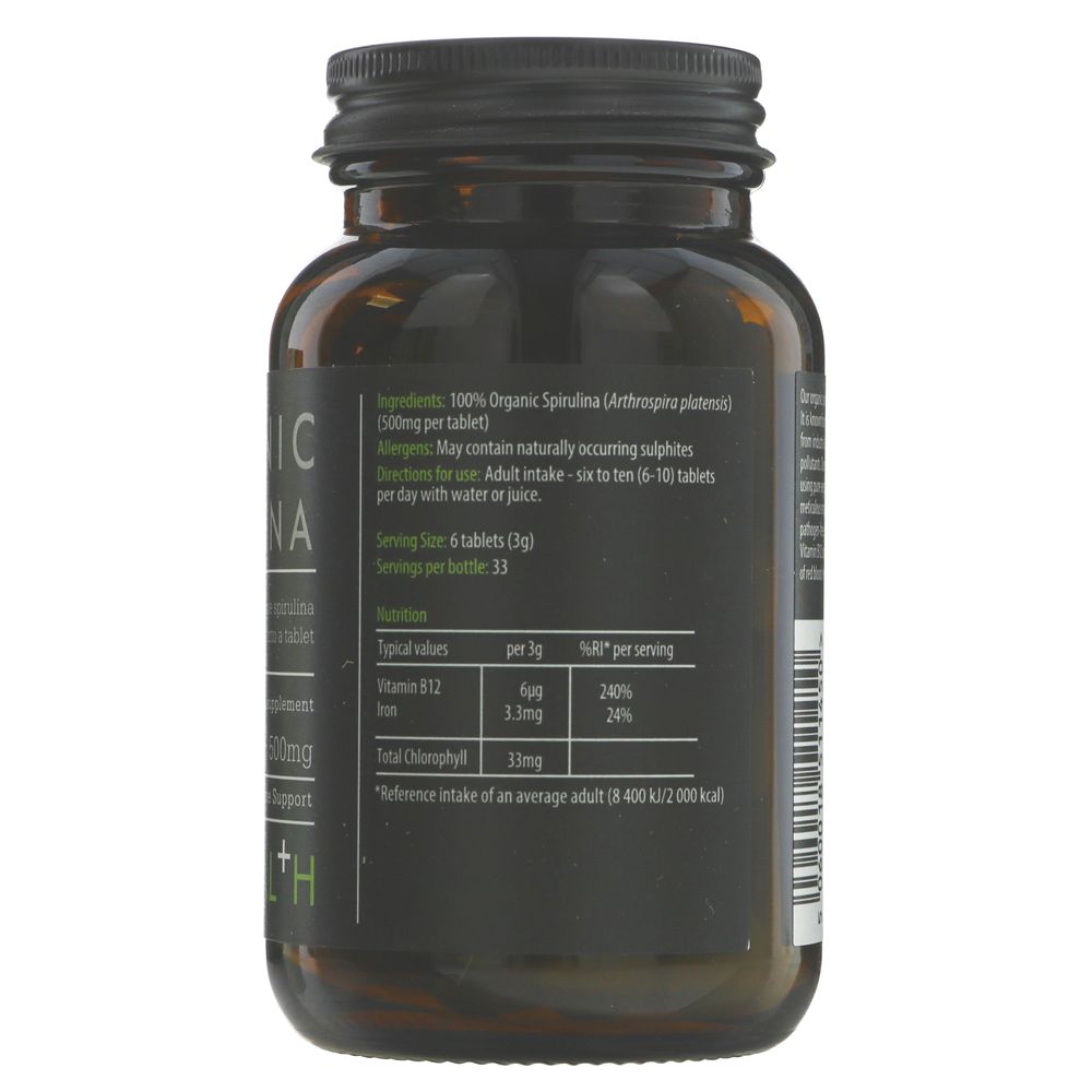 Kiki Health Spirulina - 200 tablets