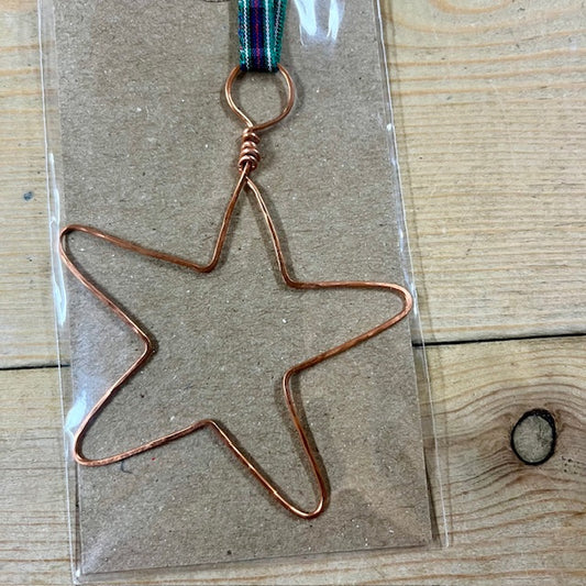 Maria Silmon -Copper Christmas Tree Decoration - Star