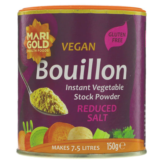Marigold Bouillon Powder Reduced Salt 150g
