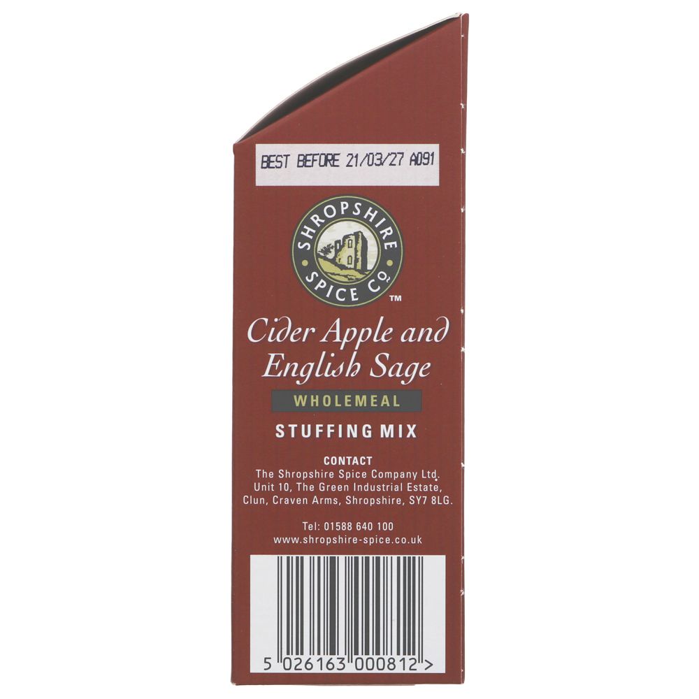 Shropshire Spice Cider Apple & English Sage Wholemeal Stuffing Mix 150g