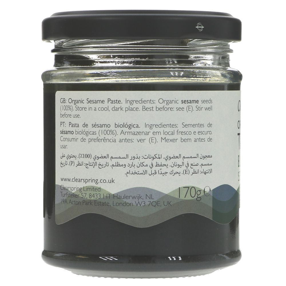 Clearspring Black Tahini 170g