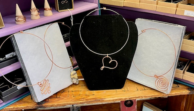 Copper Torque Necklace - Maria Silmon The Conscious Jeweller