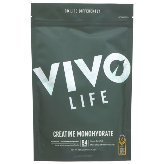 Vivo Life Creatine Monohydrate 252g (84 Servings)