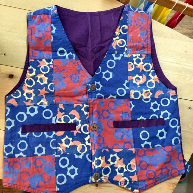 Children's Batik Waistcoat