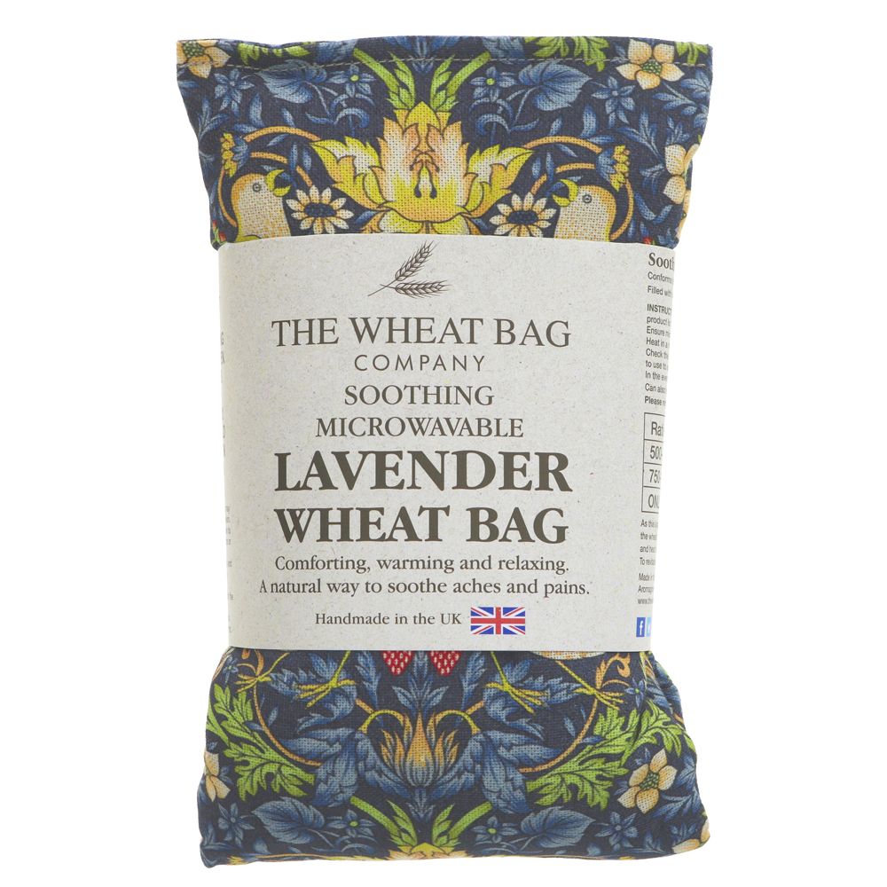 Lavender Wheat Bag (Strawberry Thief Navy)