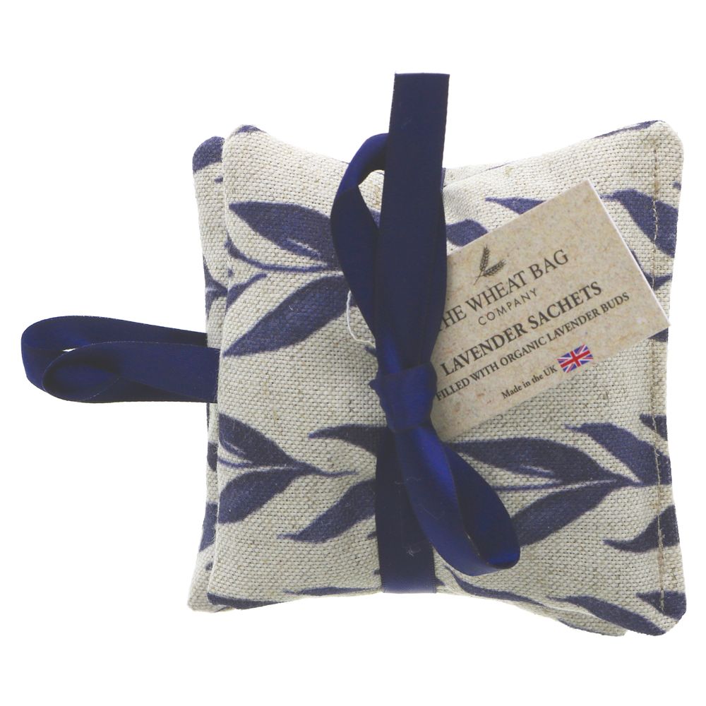 Lavender Sachet - Navy Leaf (x2)