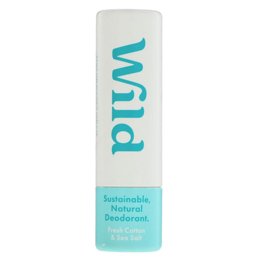 Wild Mini Deodorant - Fresh Cotton & Sea Salt 16g