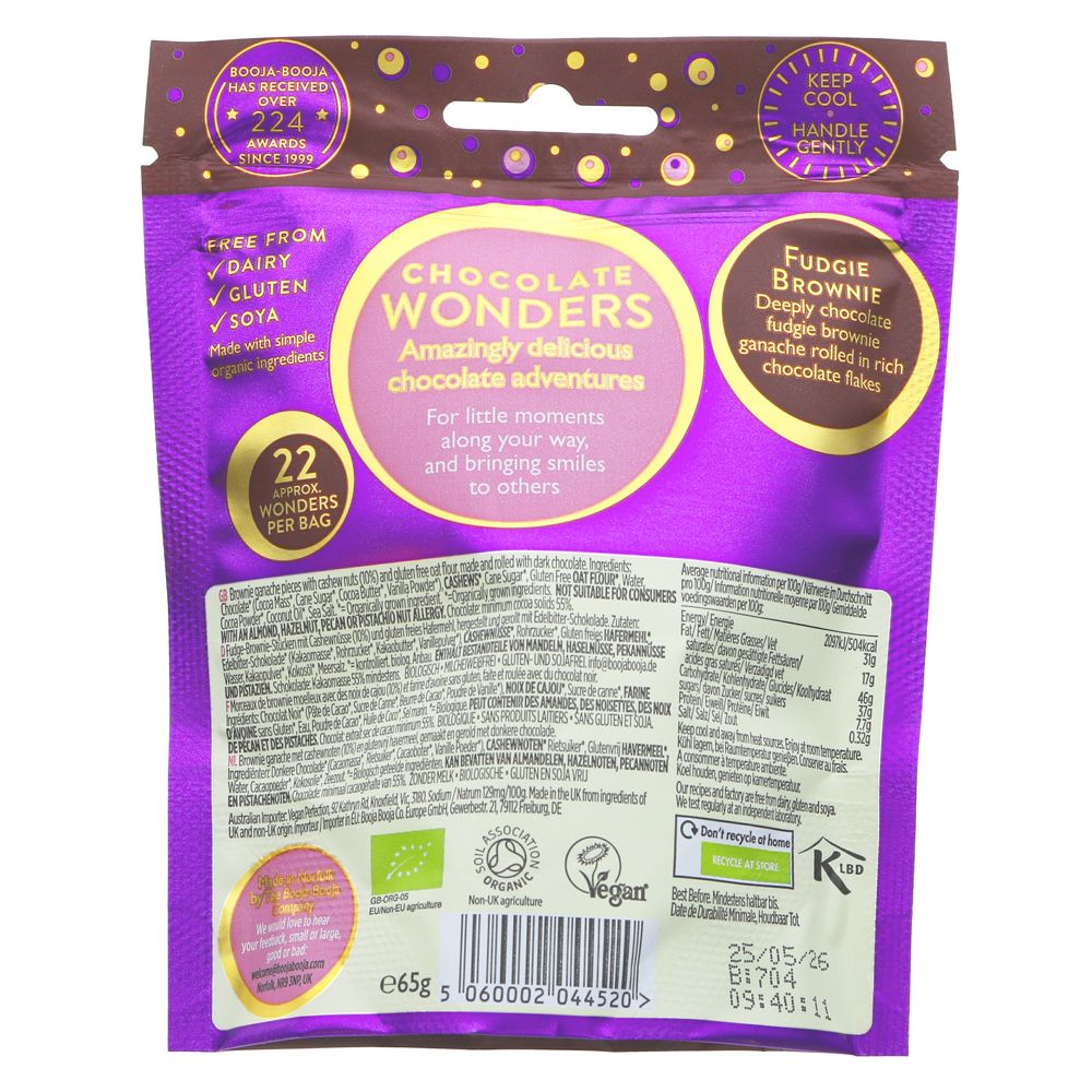 Fudge Brownie Wonders - Booja Booja