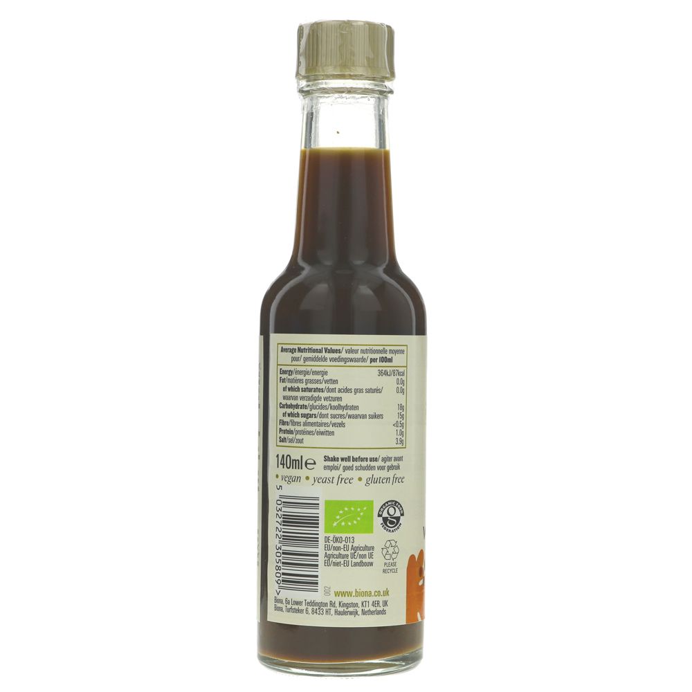 Biona Worcester Sauce (Organic, Vegan & GF) 140ml