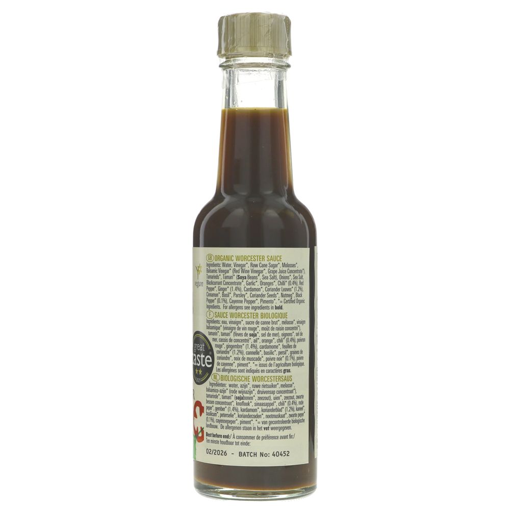 Biona Worcester Sauce (Organic, Vegan & GF) 140ml