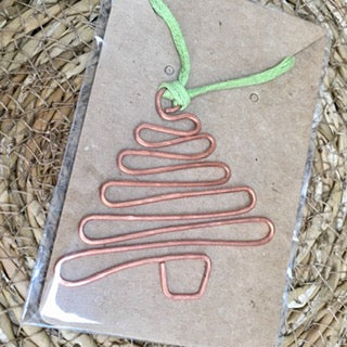 Maria Silmon -Copper Christmas Tree Decoration - Xmas Tree