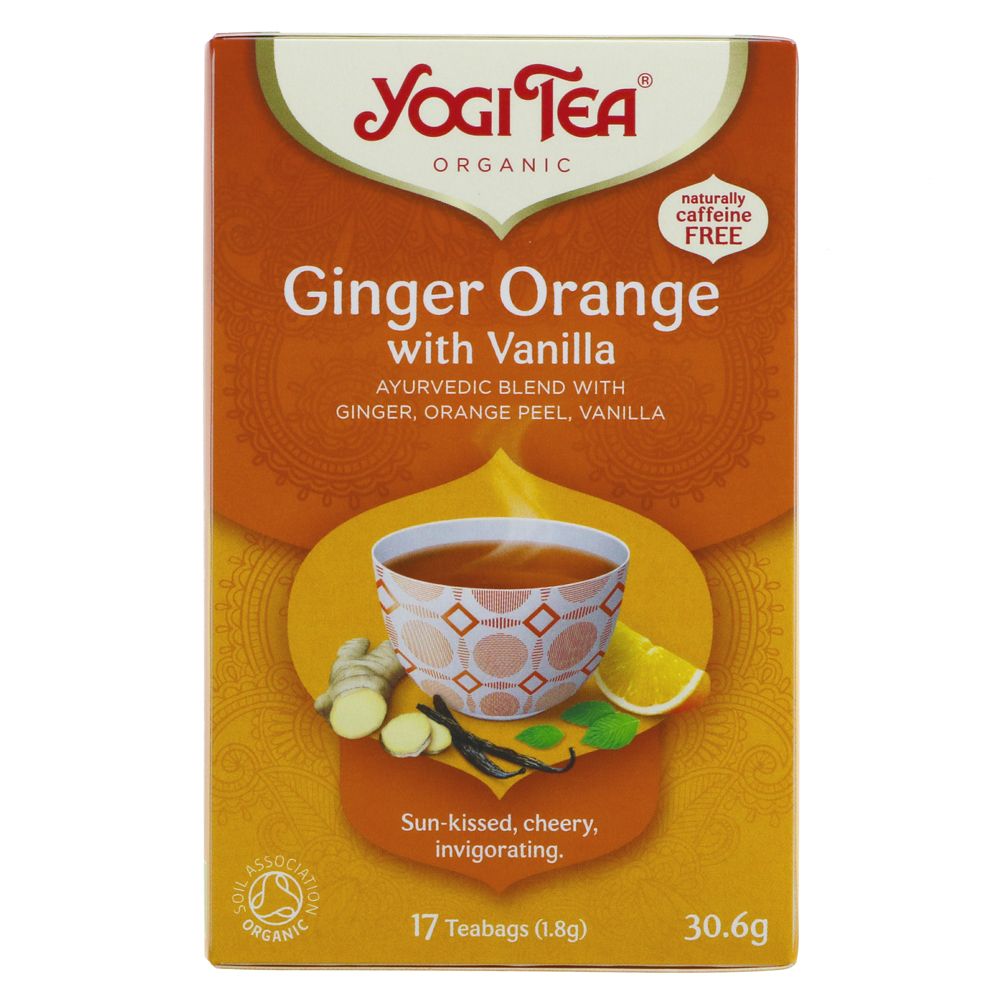 Yogi Ginger Orange with Vanilla Tea (x17 Bags)