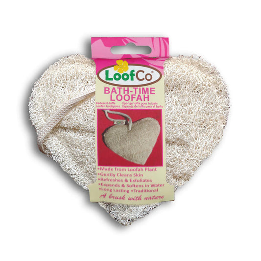 LoofCo Heart Shaped Bath Time Loofah